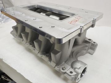 Blower manifold 300-243  Holley 351W Ford w  Supercharger Adapter  & Studs